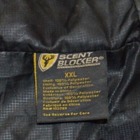 Scent Blocker Drencher Hooded Lined Gray Rain Blocker Weatherproof Jacket XXL - Picture 8 of 10